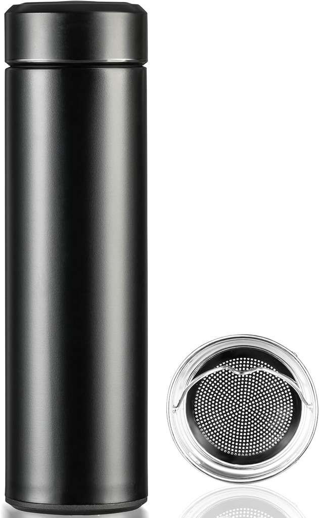 WATER BOTTLE - STAINLESS STEEL VACUUM CUP - 500 ML