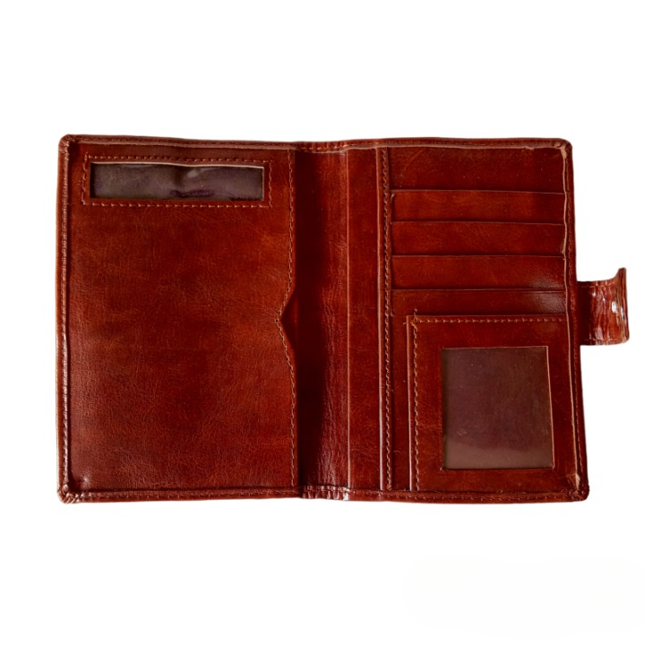 Leatherette Passport Cum Cardholder