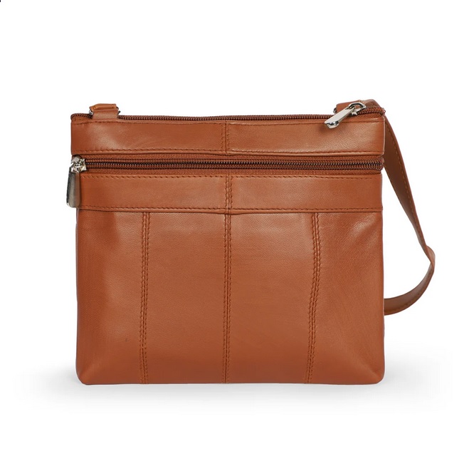 Genuine Leather Cross Body Sling Bag (18 x 20 CM)