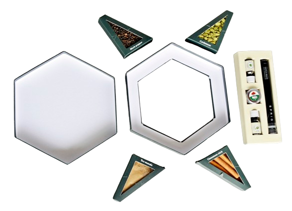 Hexagonal Window Box (Spice Box)