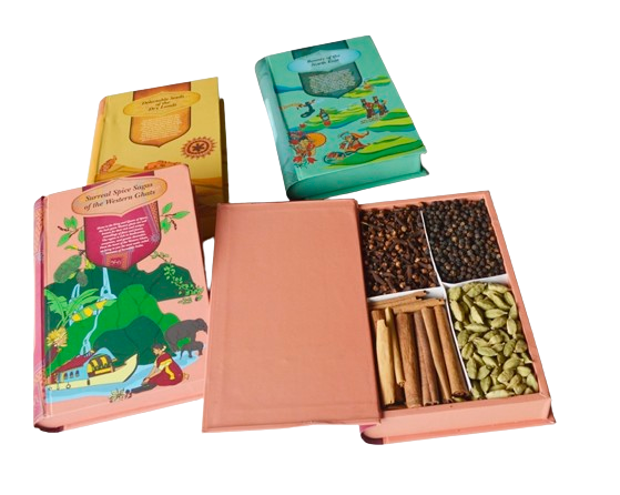 Book Type Spice Box