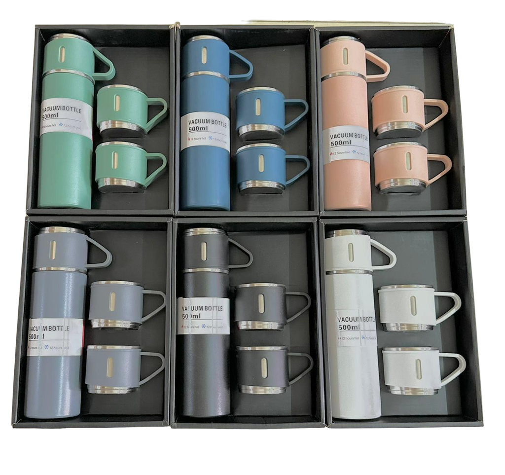 VACUUM FLASK SET 500 ML WITH CUP