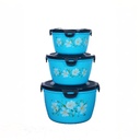 Royal Bowl 3 Pcs Set - (2800 ML x 1600 ML x 1000 ML)