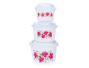 Bowl - (Rice Saver 3 Pcs Set 1000 ML x 2000 ML x 4000 ML)