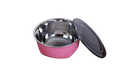 Bowl Steel inner With Airtight Lid - (3 Pcs Set - 1000 ML x 1500 ML x 2000 ML)