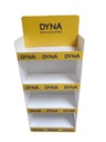 DYNA Digitally Printed, Foldable Pop up Plastic Corrugation Display Stand - Ideal for Exhibitions, Supermarkets, Chain Stores, and Product Promotions. SIZE: H-54.5", W-24", D-12", 5 MM With 1000 GSM.