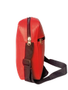 SLING BAG - SIZE : 9 1/2" X 8 1/2" X 3", 24022201, 2796L, RED COLOR PU COATED REXINE					