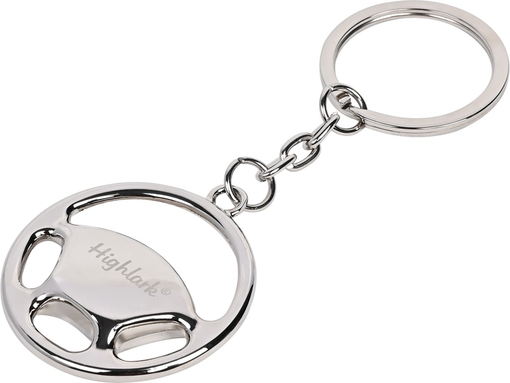 Premium Quality Metal Steering Wheel Keychain - Ideal for Cars, Bikes, and Home Decor