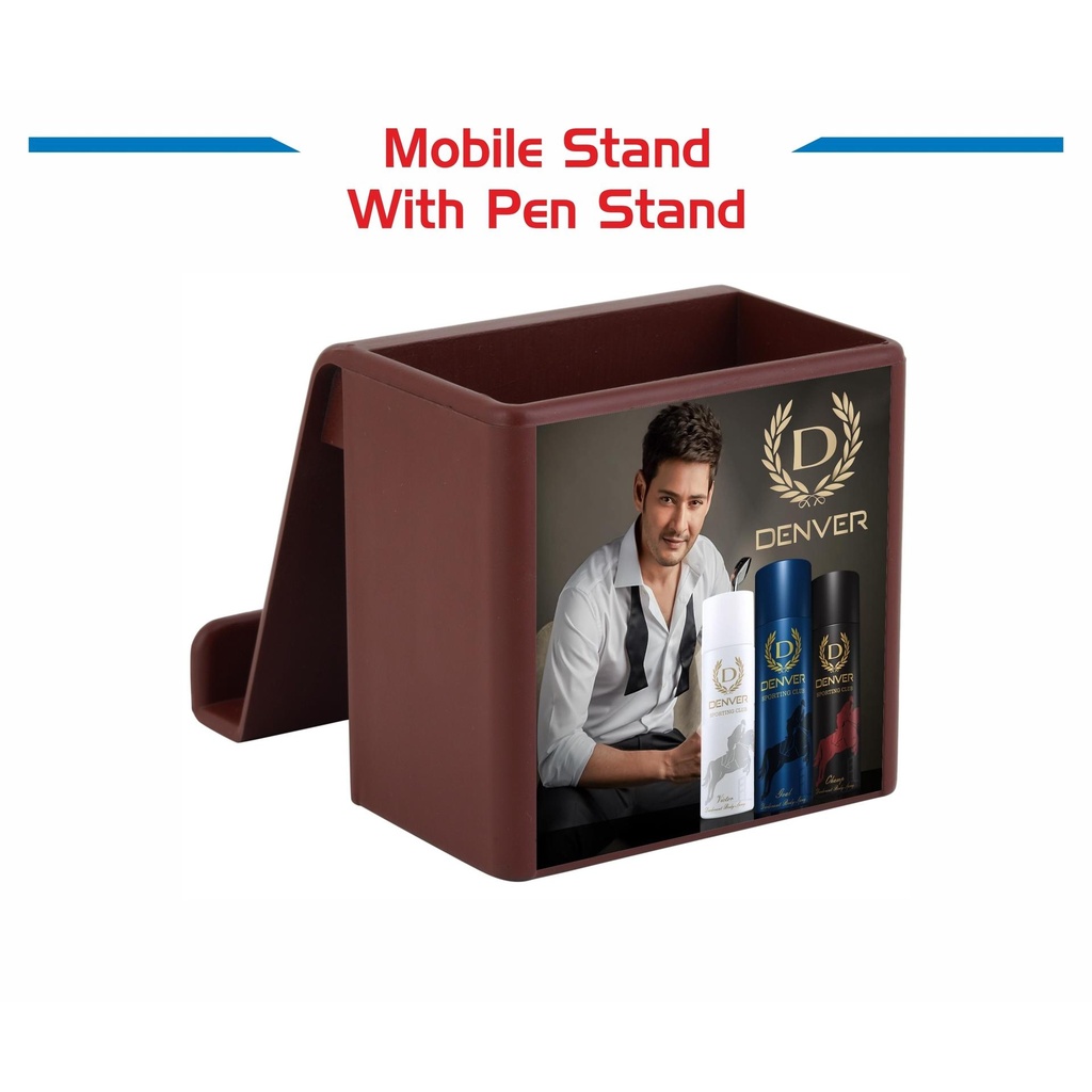 Pen Stand With Mobile Holder