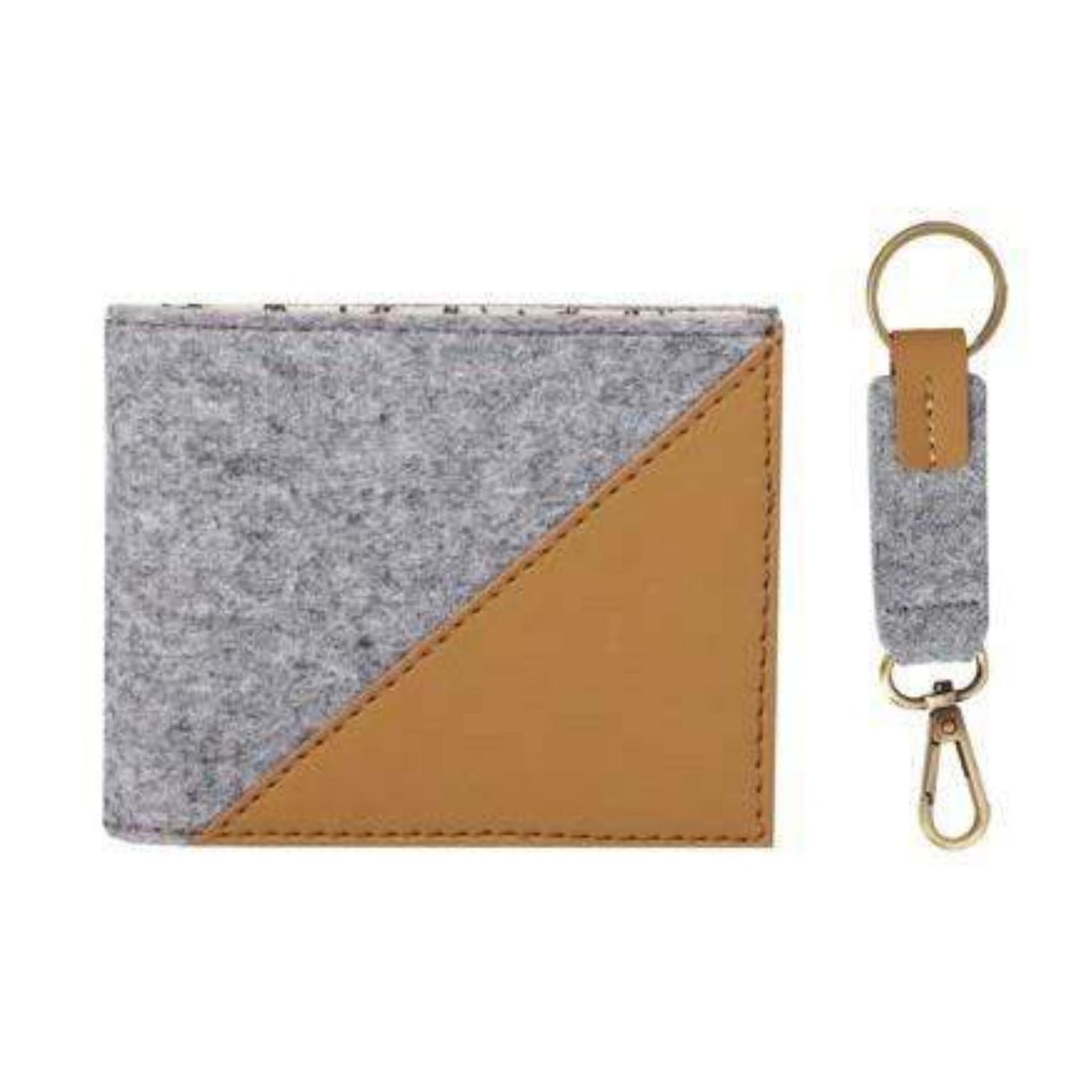 Blocking Wallet & Key Fob Combo Gift Set