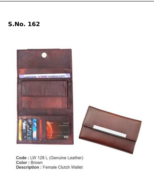 Female Clutch Wallet - Genuine Leather