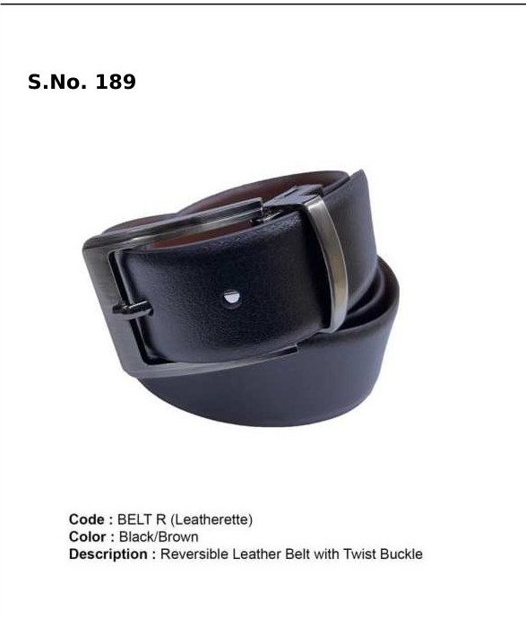 Reversible Belt - Leatherette