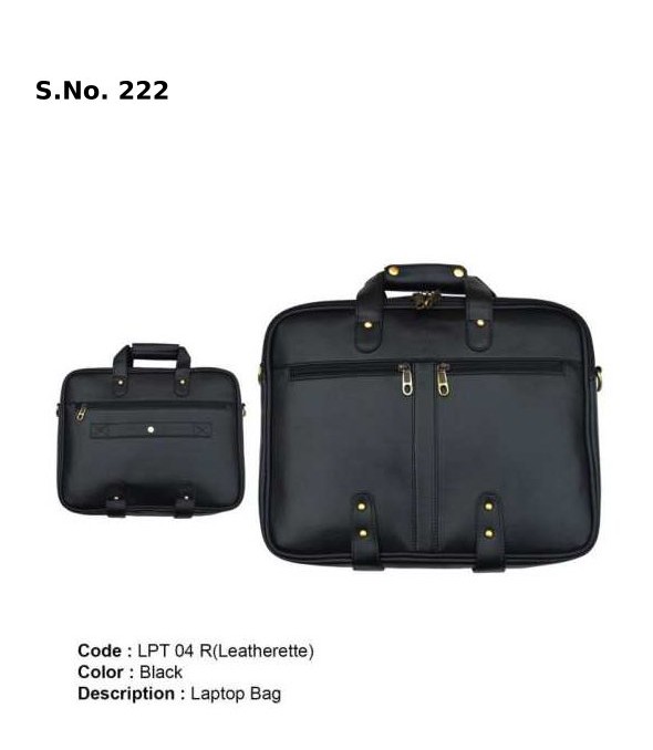 Laptop Bag - Leatherette black