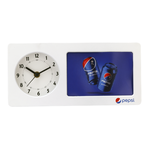 Pepsi Table Clock Cum Photo Frame  Size:9.5"×4.5" 