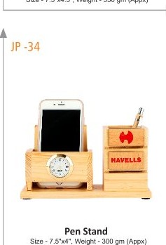 Pen Stand Size - 7.5"x4", Weight - 300 gm (Appx)