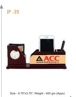 Pen Stand Size - 9.75"x3.75", Weight - 400 gm (Appx)