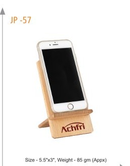 Mobile Stand Size - 5.5"x3", Weight - 85 gm (Appx)