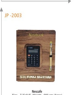 Designer Notebook Nescafe