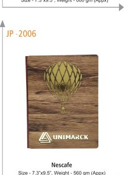 Designer Notebook Nescafe