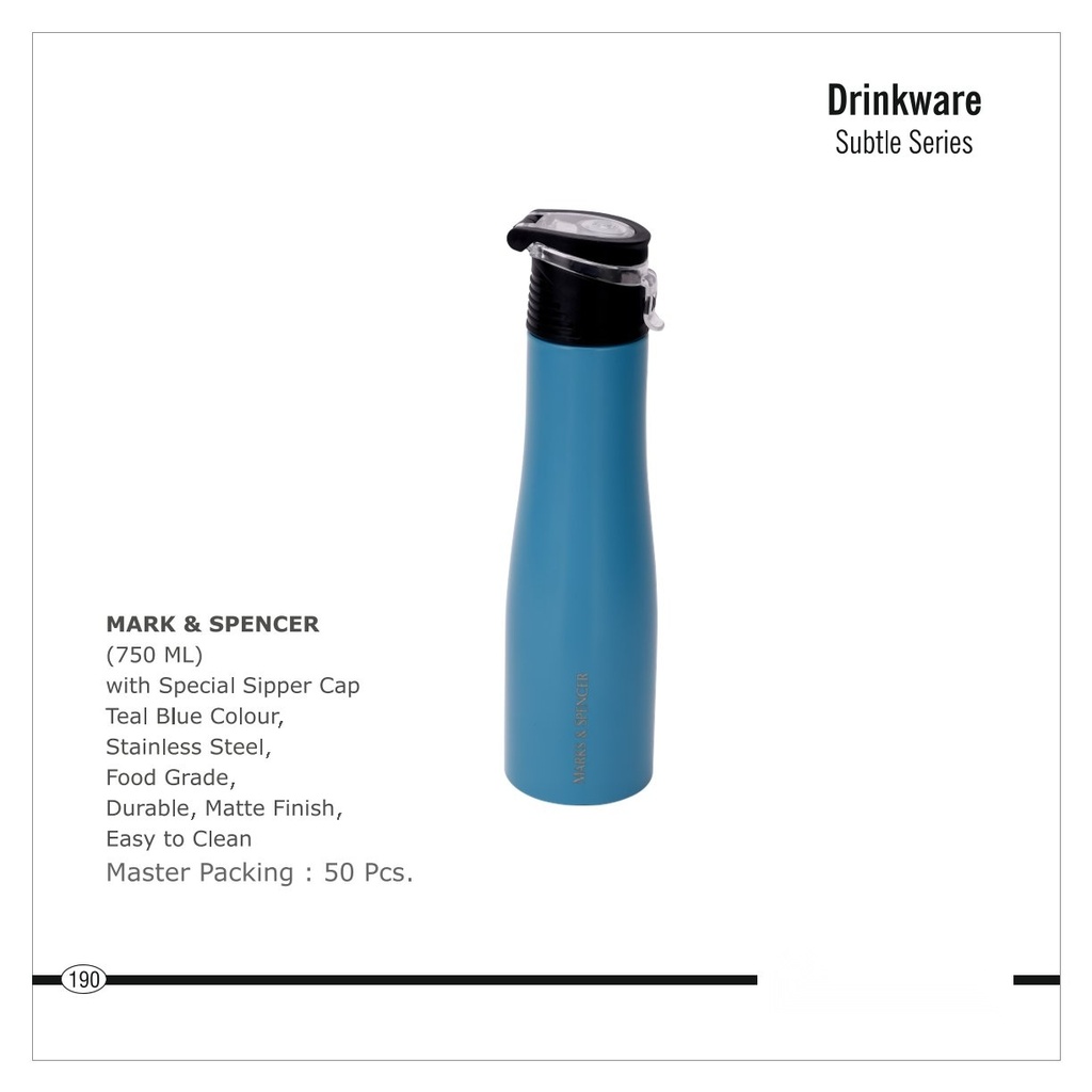 (750 ML) with Special Sipper Cap bottle