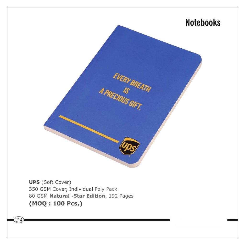 NOTE BOOK (Soft Cover)