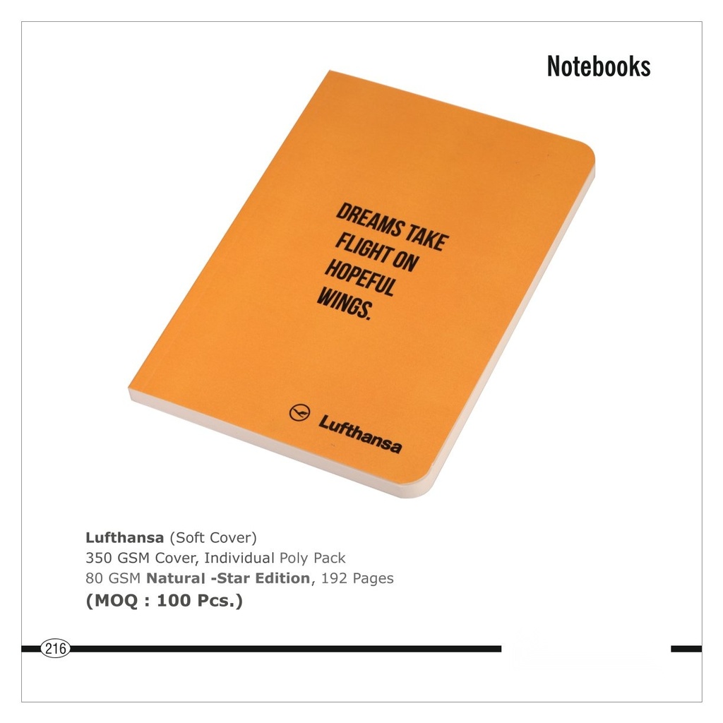 NOTE BOOK (Soft Cover)