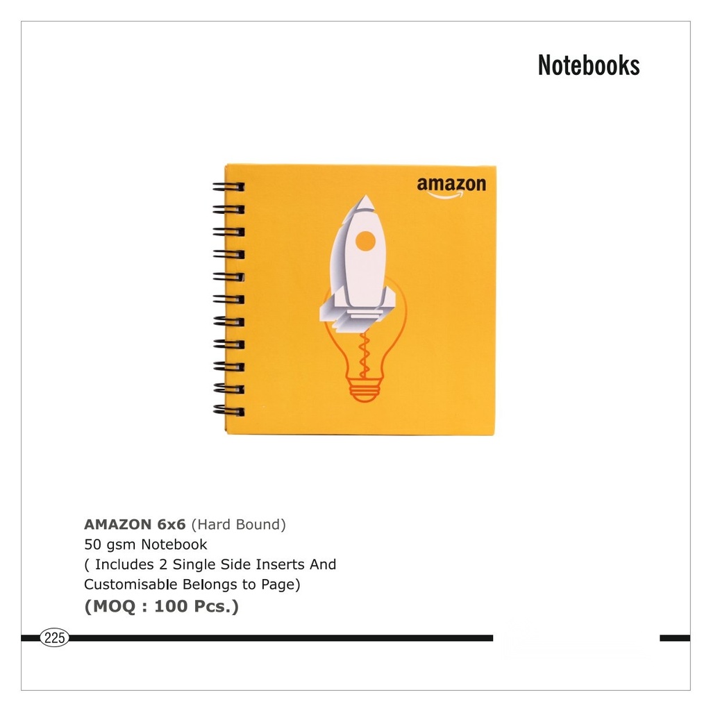 note book 6x6 (Hard Bound)