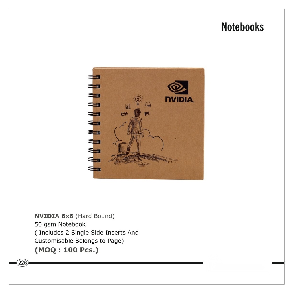 NOTE BOOK 6x6 (Hard Bound)