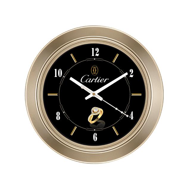 Glossy Finish Round Wall Clock 