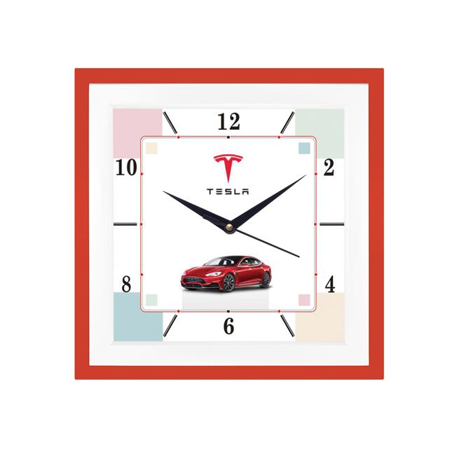 “Elegant 10.75-Inch Square Wall Clock”