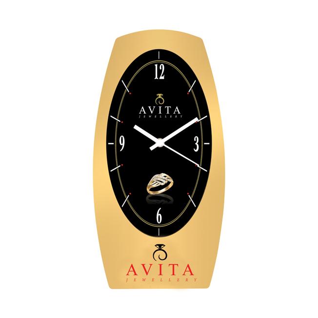 Wall Clock- Size	6.125" X 6.125"