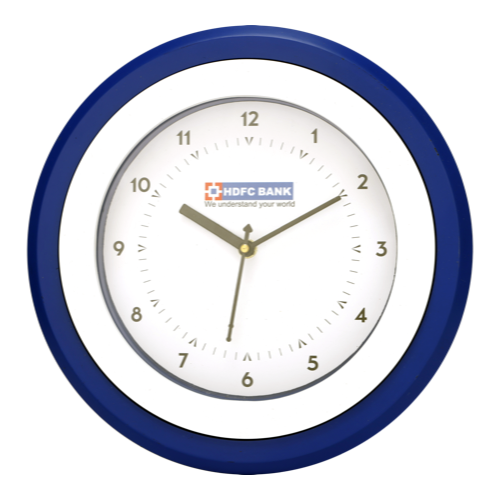HDFC Wall Clock - Size: 10.5" Dial Size: 7"