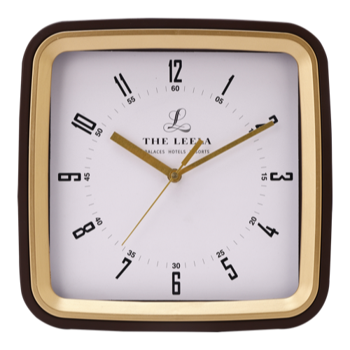 The Leela Wall Clock - Size: 9.75"*9.75" Dial Size: 8"*8"
