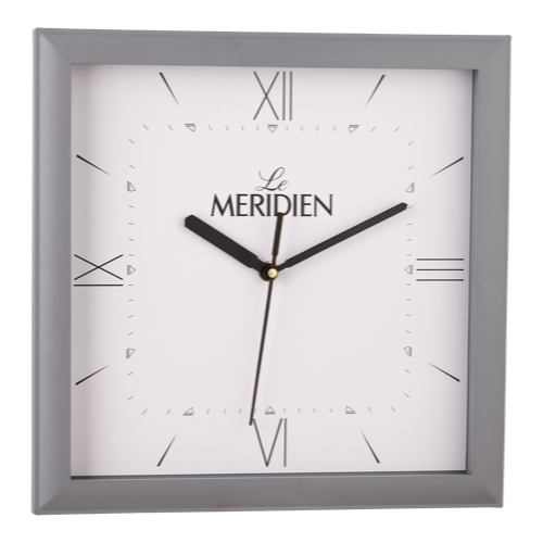 Le Meridien Wall Clock - Size : 10.5" ×10.5 Dial Size : 9"× 9"
