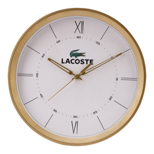 Lacoste Wall Clock - Size: 10" Dial Size: 9"