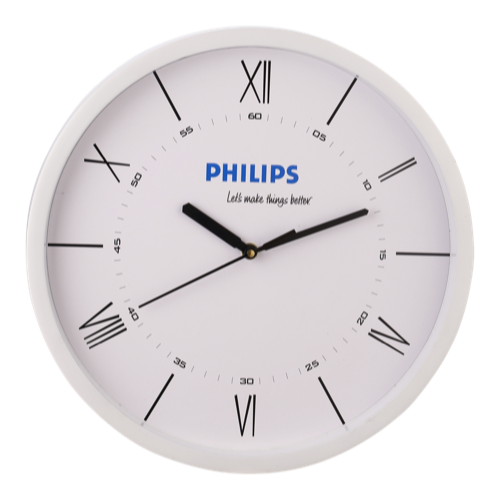 Philips Wall Clock - Size : 12" Dial Size : 11"