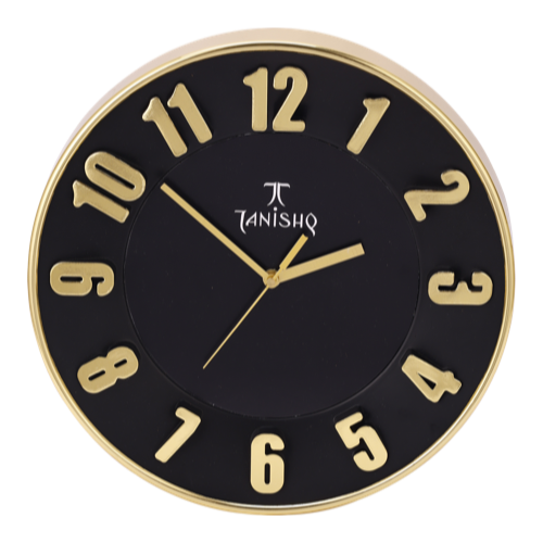 Tanishq Wall Clock Size : 11.75" Dial Size : 7"