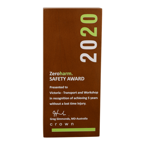Trophie - : Size :  4"X9"X1.8"