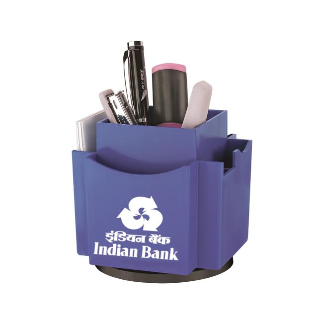 Table Revolving Pen Stand 3.875X4.00X3.875
