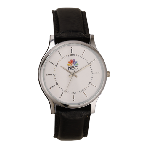 NBC Wrist Watch - Silver Leaf Dial, Premium German Craft Box