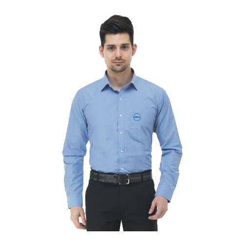 Shirt(Business Shirt) -Fabric : Poly Cotton, Collar Type : Cut Away Collar 