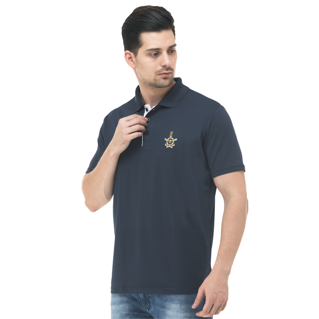 T-Shirt - Polo Eco; Contrast Bone ; Fabric : Dot Knit Mesh; Sweat Absorbent
