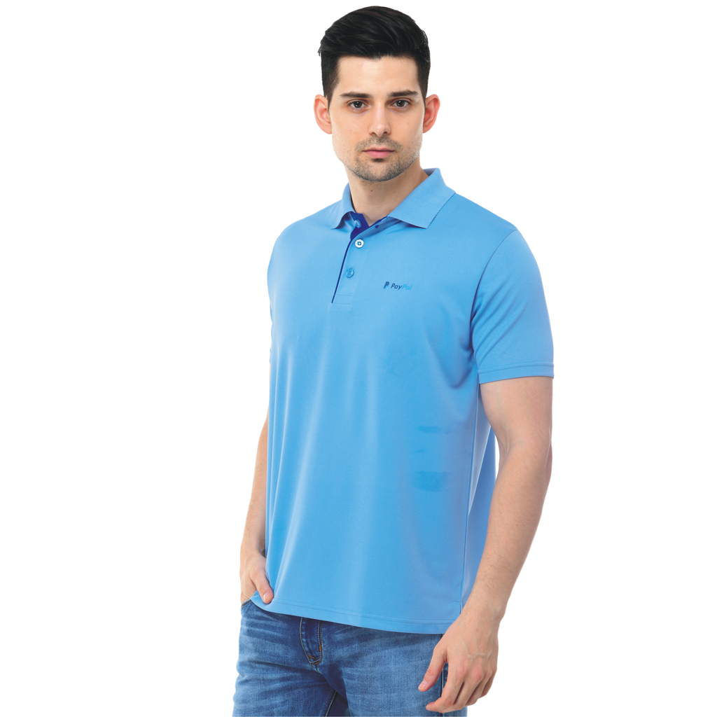 T-Shirt - Polo Eco; Contrast Bone ; Fabric : Dot Knit Mesh; Sweat Absorbent