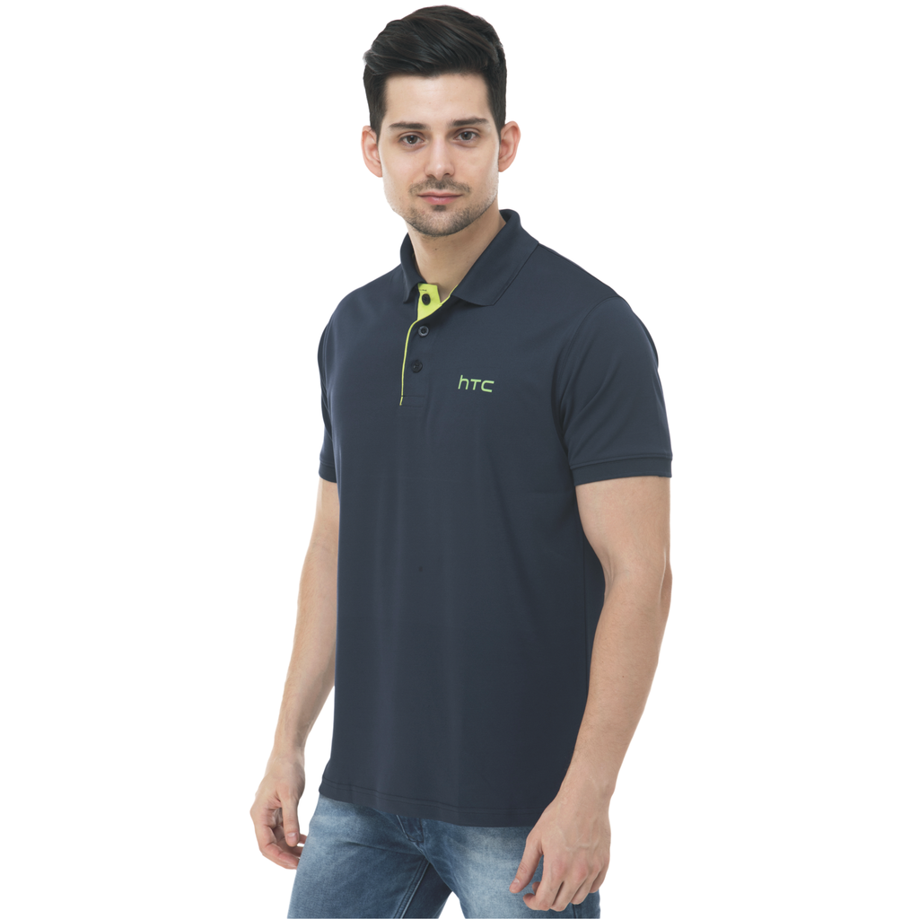 T-Shirt -Verbose Range Polo ; Contrast Bone ; Fabric : Dot Knit Mesh; Sweat Absorbent