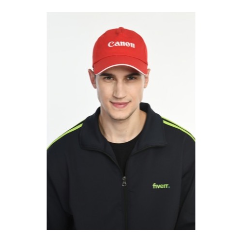 Cap -(Imported Peak, Imported Fusing) Fabric : Cotton Twill (5 Panel)  