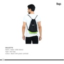 Deloitte  |  Dori Bag, Fabric : Nylon 1000 Denon, Colour : Black With Green Contrast