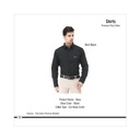 Nexa  |  Shirt - Fabric : Poly Cotton (Premium Mafatlal), Collor Type : Cut Away Collar, Colour : Black, Shirt