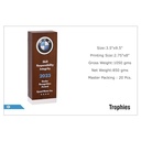 Bmw  |  Trophies - Size : 3.5" X 9.5", Printing Size : 2.75" X 8"