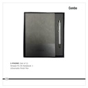 I-Phone  |  Striped Pu A5 Notebook + Ultramatte Finish Pen (Set Of 2 Pcs)