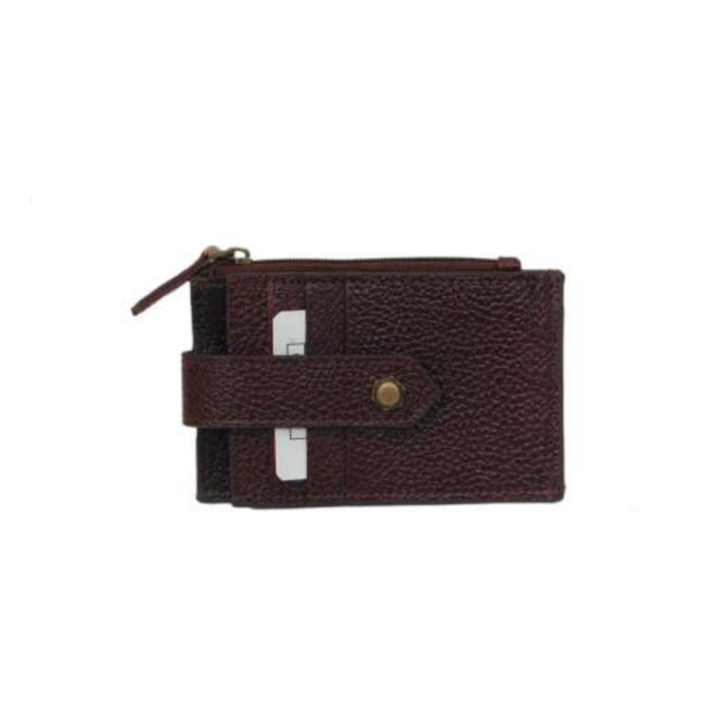 NDM LEATH£R ZIPPER GENTS WALLET